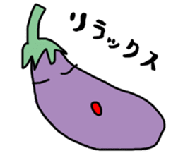 Eggplant Mom and eggplant Papa sticker #6098350