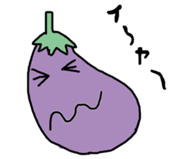 Eggplant Mom and eggplant Papa sticker #6098351