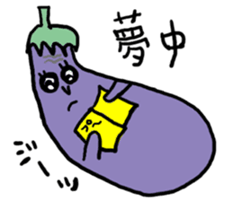 Eggplant Mom and eggplant Papa sticker #6098355