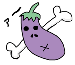 Eggplant Mom and eggplant Papa sticker #6098362