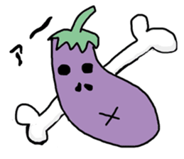 Eggplant Mom and eggplant Papa sticker #6098362