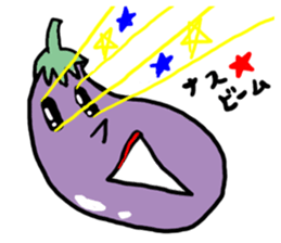 Eggplant Mom and eggplant Papa sticker #6098365