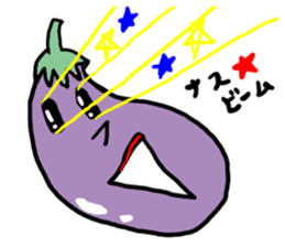 Eggplant Mom and eggplant Papa sticker #6098365