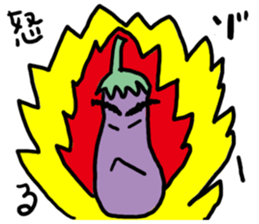 Eggplant Mom and eggplant Papa sticker #6098372