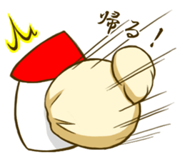 Pomeranian tan which flies sticker #6098600