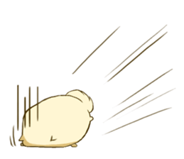 Pomeranian tan which flies sticker #6098602