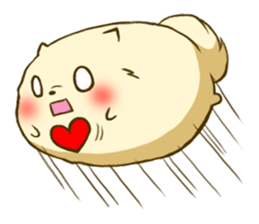 Pomeranian tan which flies sticker #6098611