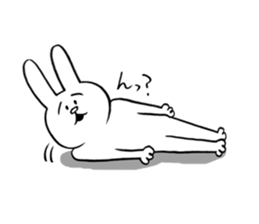 CAT and RABBIT!!! sticker #6098914