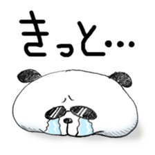 Words of panda pillow sticker #6099018
