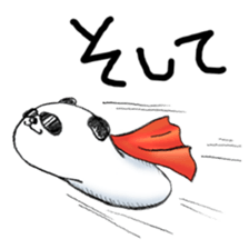 Words of panda pillow sticker #6099050