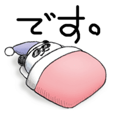 Words of panda pillow sticker #6099051