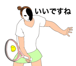 Tennis and badminton sticker #6099097