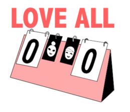 Tennis and badminton sticker #6099100