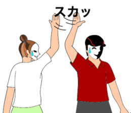 Tennis and badminton sticker #6099101