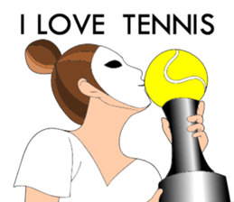 Tennis and badminton sticker #6099103