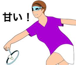 Tennis and badminton sticker #6099110