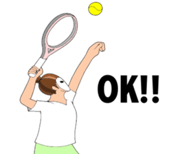Tennis and badminton sticker #6099120