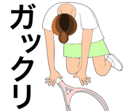 Tennis and badminton sticker #6099125