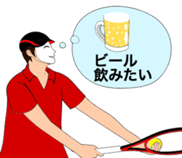 Tennis and badminton sticker #6099126