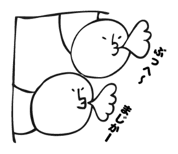 Balloon illustration sticker #6099158