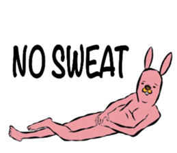 REAL Rabbit Sticker (English) sticker #6099389