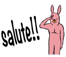 REAL Rabbit Sticker (English) sticker #6099400