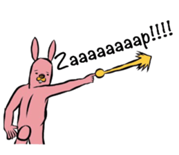 REAL Rabbit Sticker (English) sticker #6099402