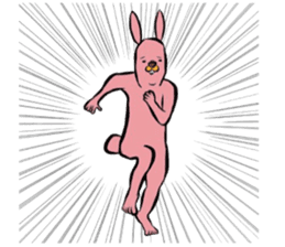 REAL Rabbit Sticker (English) sticker #6099414