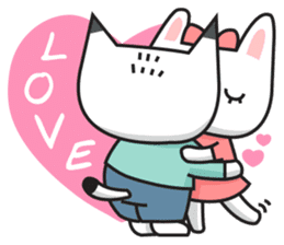 LOVE ME LOVE MY CAT sticker #6099464