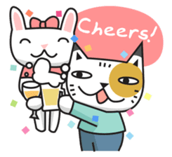 LOVE ME LOVE MY CAT sticker #6099465