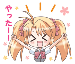 The girl of swimming suit and  uniform 2 sticker #6099857