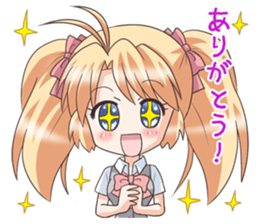 The girl of swimming suit and  uniform 2 sticker #6099858