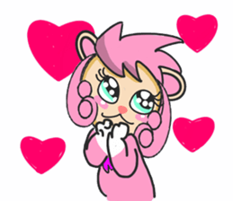 LION GIRL2 sticker #6100187