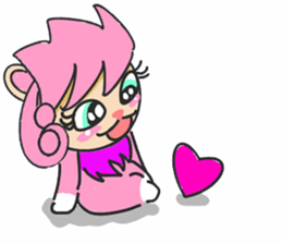 LION GIRL2 sticker #6100203