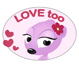 Pink & Larry sticker #6100234