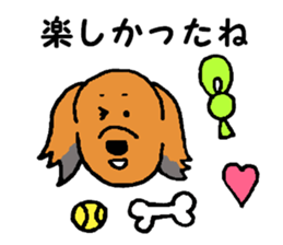I'm a Miniature Dachshund. sticker #6100390