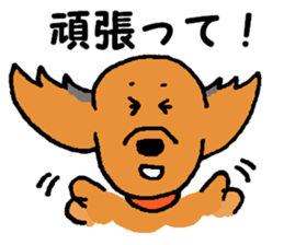 I'm a Miniature Dachshund. sticker #6100391