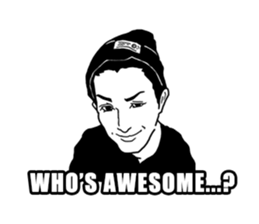 Super awesome  stickers(English) sticker #6100459