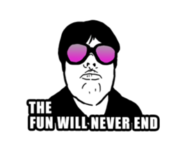 Super awesome  stickers(English) sticker #6100460