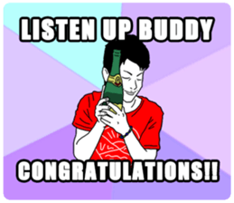 Super awesome  stickers(English) sticker #6100472