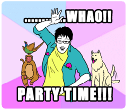 Super awesome  stickers(English) sticker #6100481