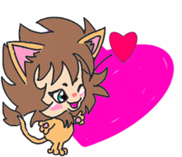 baby lion R sticker #6100518