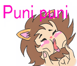 baby lion R sticker #6100533