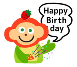 Daily life of animal and a fairy. 2(E) sticker #6101016