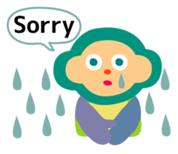 Daily life of animal and a fairy. 2(E) sticker #6101023