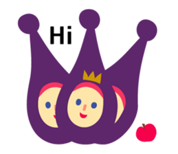 Daily life of animal and a fairy. 2(E) sticker #6101028