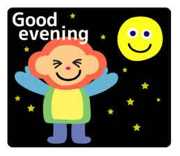 Daily life of animal and a fairy. 2(E) sticker #6101034