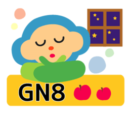 Daily life of animal and a fairy. 2(E) sticker #6101035