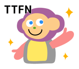 Daily life of animal and a fairy. 2(E) sticker #6101036