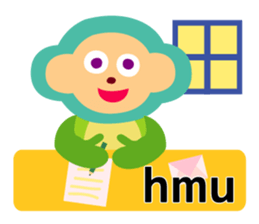 Daily life of animal and a fairy. 2(E) sticker #6101038